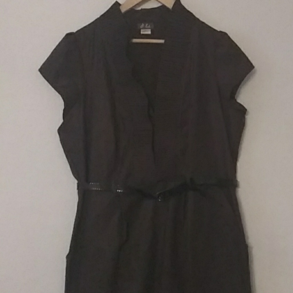 Brown mini dress